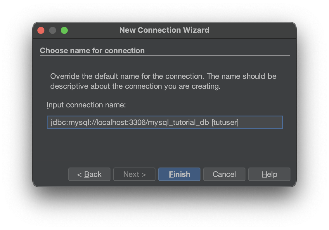 New Connection Wizard 4
