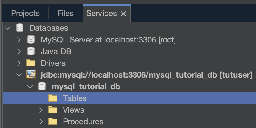 Connection setuped